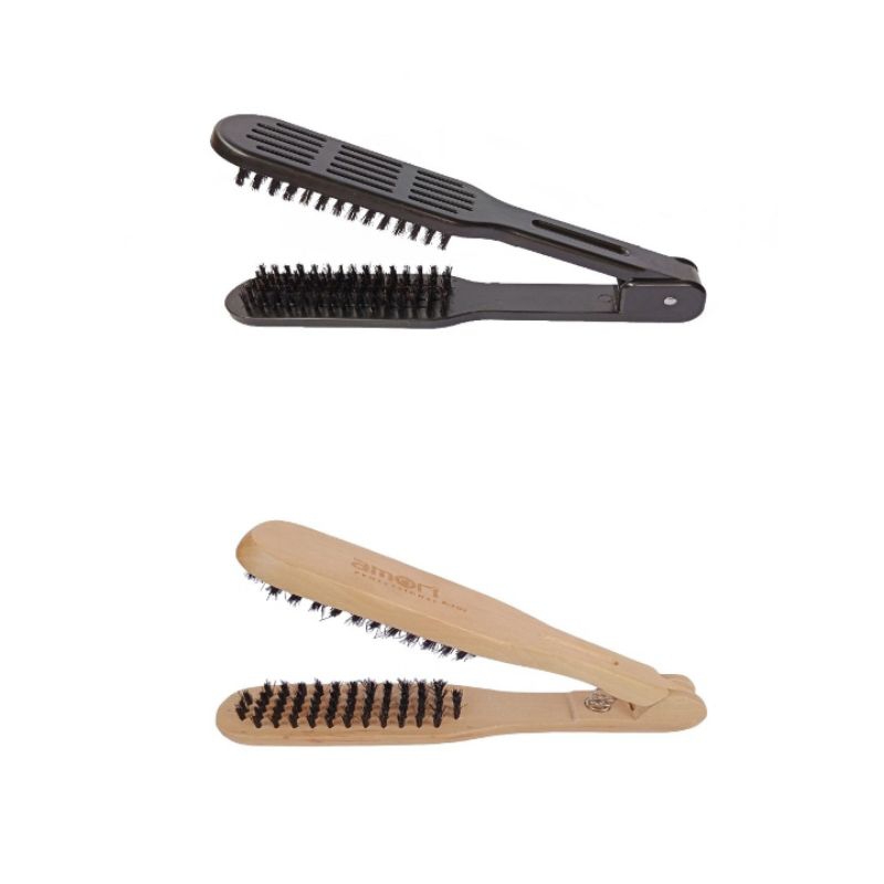 Sisir Catok Hair Styling Penata Pembentuk Pelurus Catok Catokan Rambut Salon Fiber Fibre Kayu Profes