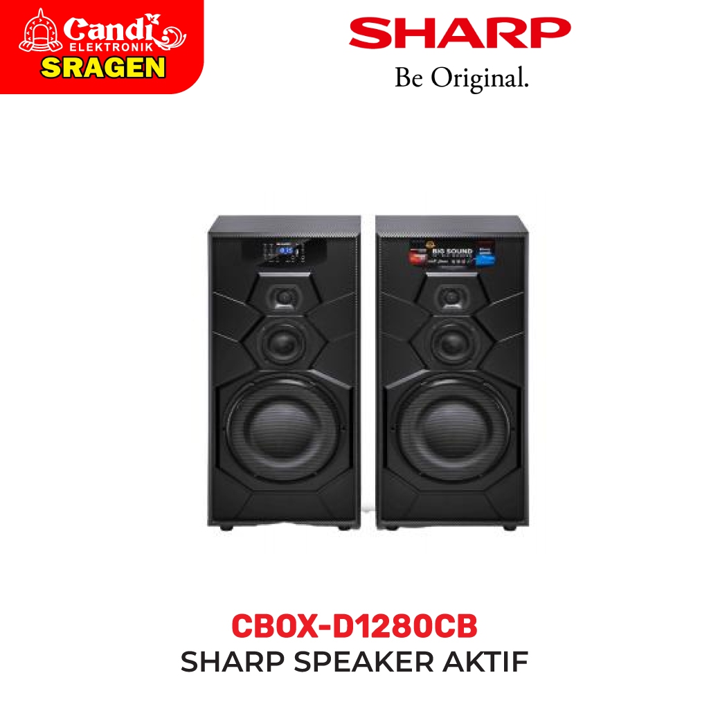 SHARP Speaker Aktif 12 Inch CBOX-D1280CB