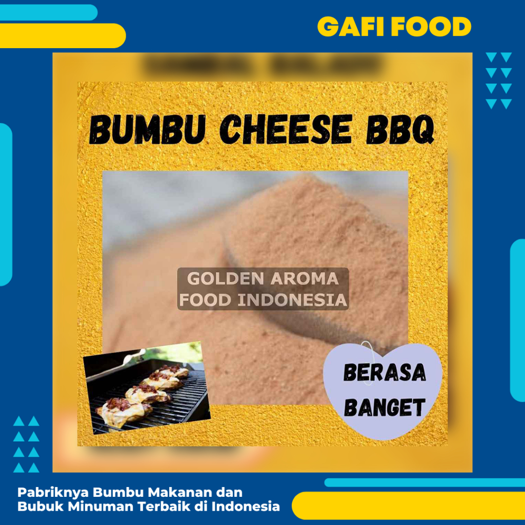 

BUMBU TABUR CHEESE BBQ BARBEQUE 1 KG FOOD GRADE 1Kg Bubuk Bumbu Basreng Tahu Bulat Singkong Cilung