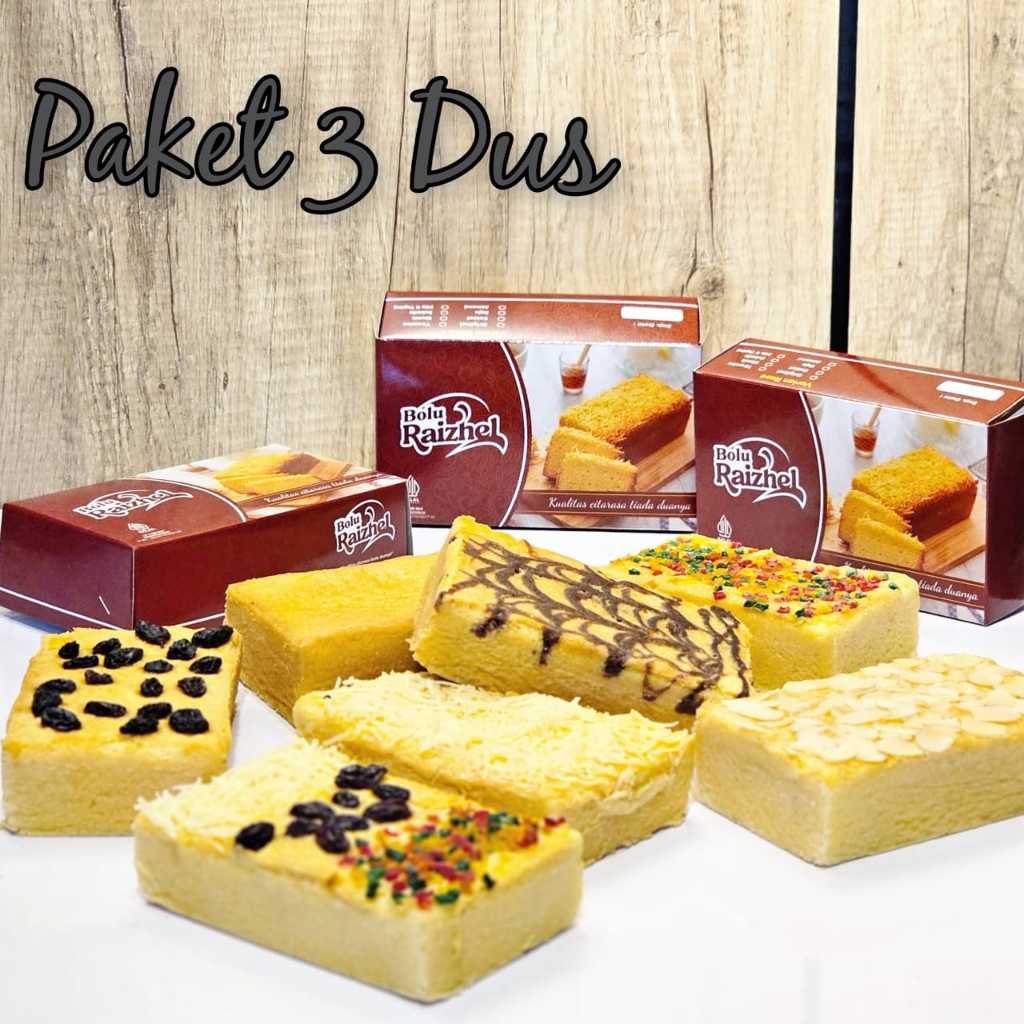 

PAKET HEMAT 3 DUS BOLU PREMIUM RAIZHEL