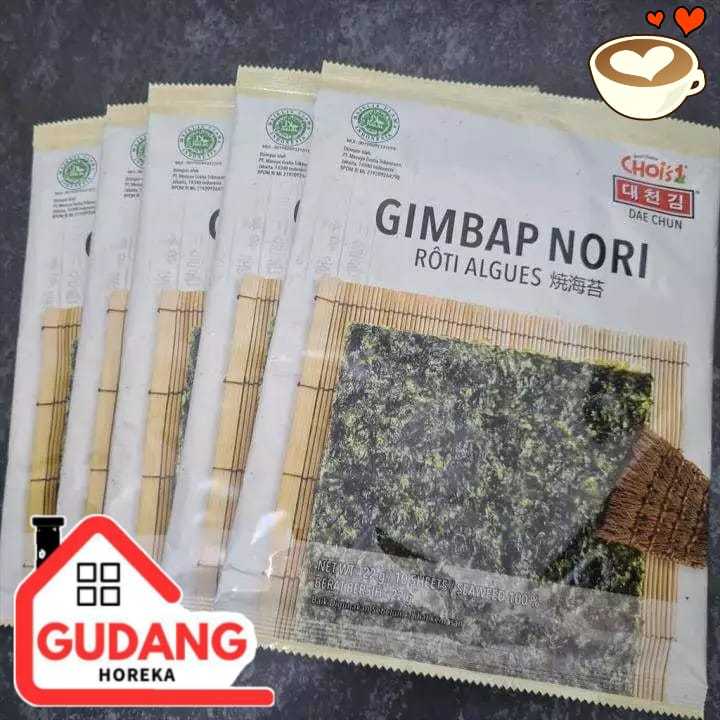 

DAECHUN SUSHI NORI 10 SHEET / SUSHI NORI 10 SHEET DAECHUN 22 GR