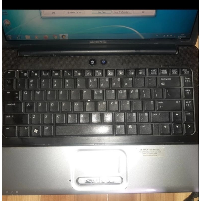 mainboard  hp compaq cq40 normal