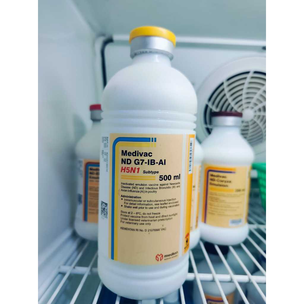 Medivac ND G7-IB-AI H5N1 50/25 ML Untuk Ayam Unggas