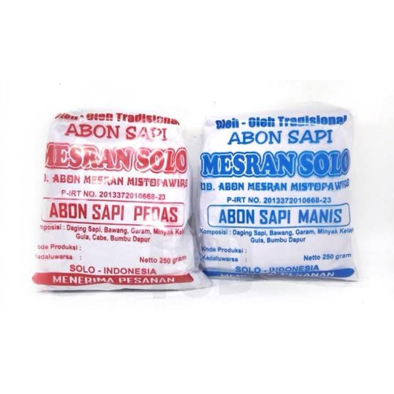 

Abon Sapi Mesran Solo