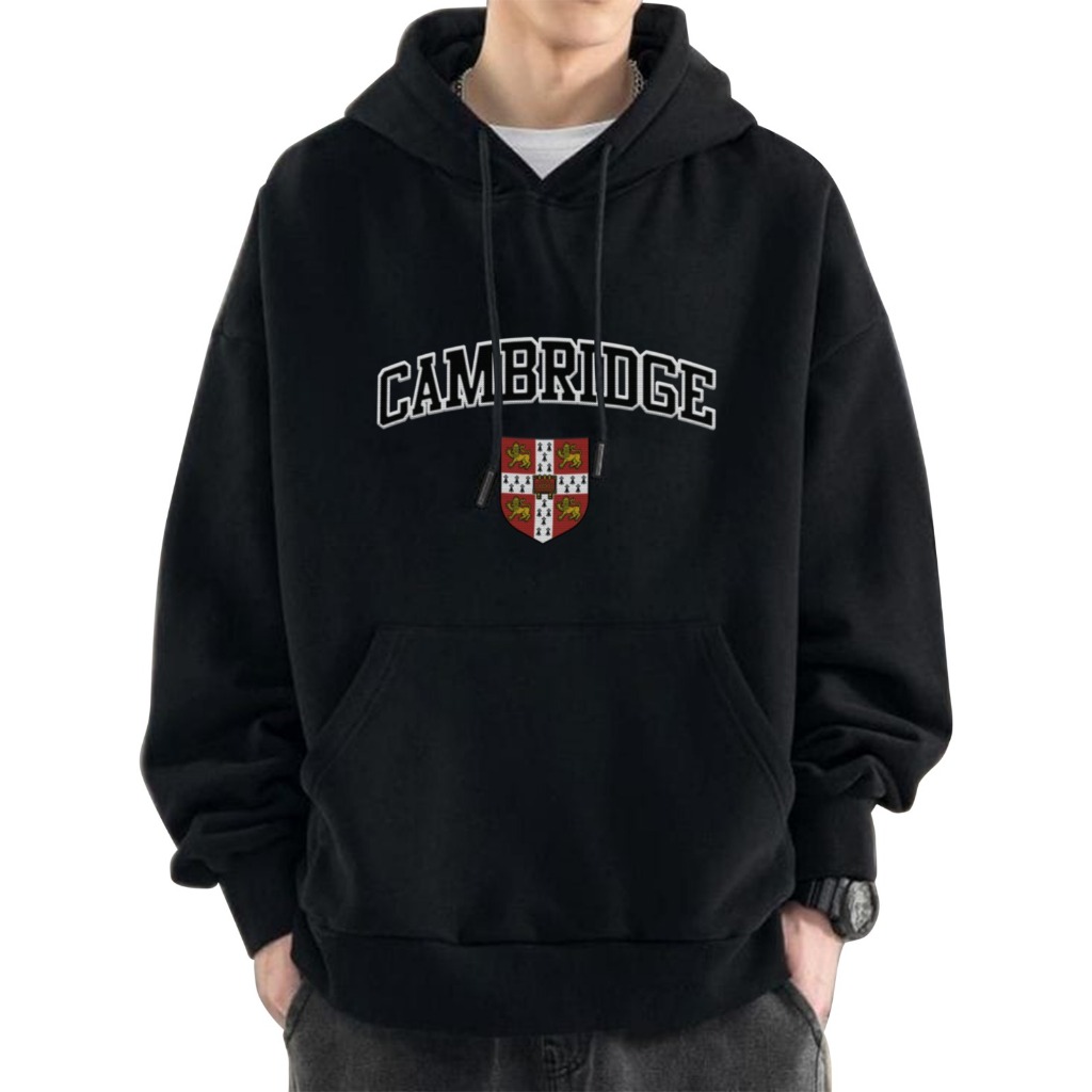Parisdivarious Hoodie Jumper Unisex Bordir Cambridge University Series Size M-XXL