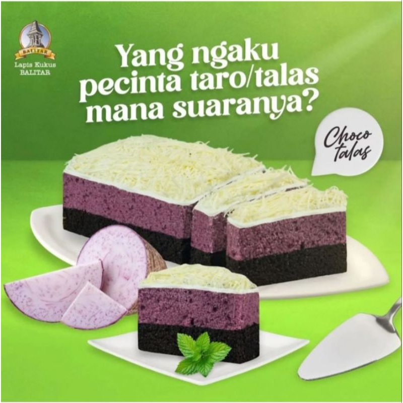 

LAPIS KUKUS BALITAR CHOCO TALAS ubi ungu