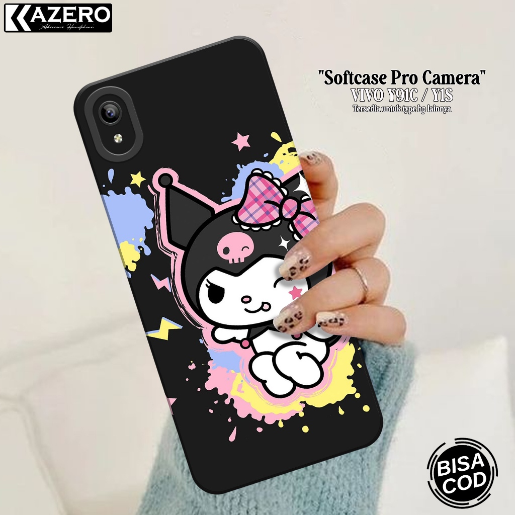 Case Hp VIVO Y91C / Y1S Fashion Case Kartun Silikon Pro Camera Softcase VIVO Y91C / Y1S Casing VIVO 