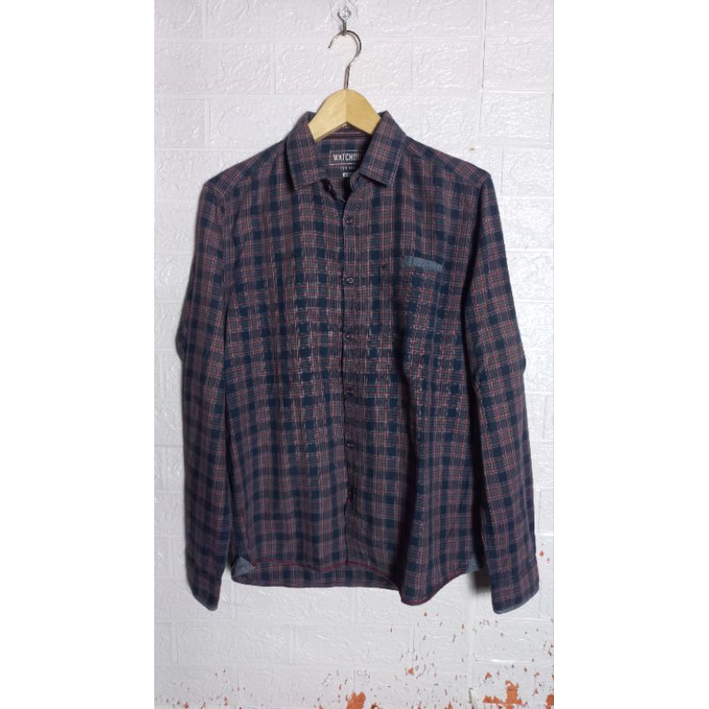 Watchout PL kemeja Pria / Kemeja cowok / Kemeja Flanel
