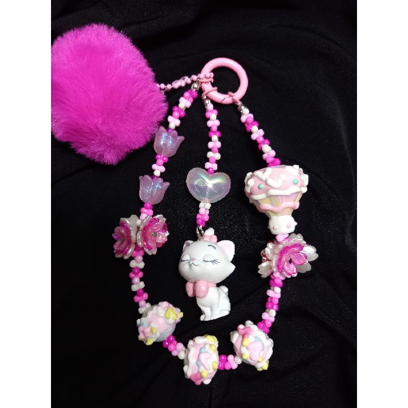 gantungan tas / gantungan hp marie cat original disney