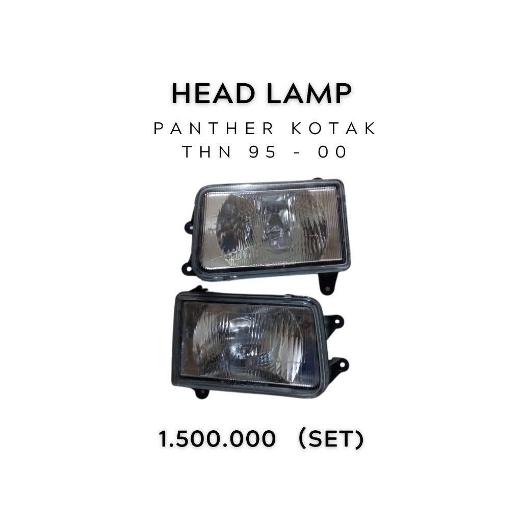 Head Lamp Set Panther Kotak 95-00