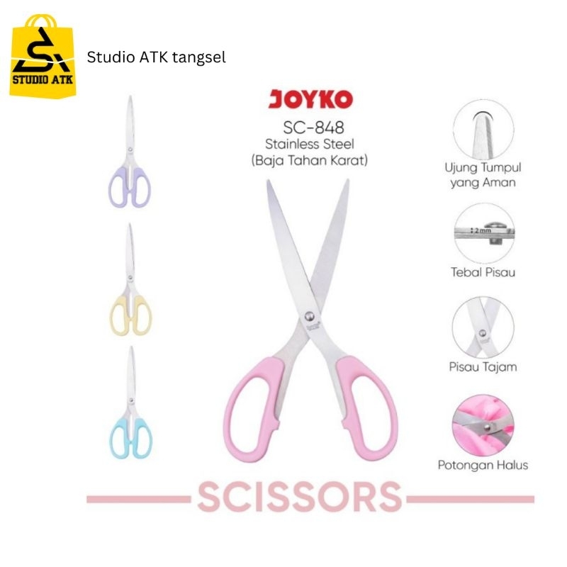 

Gunting Joyko SC-848 Pastel