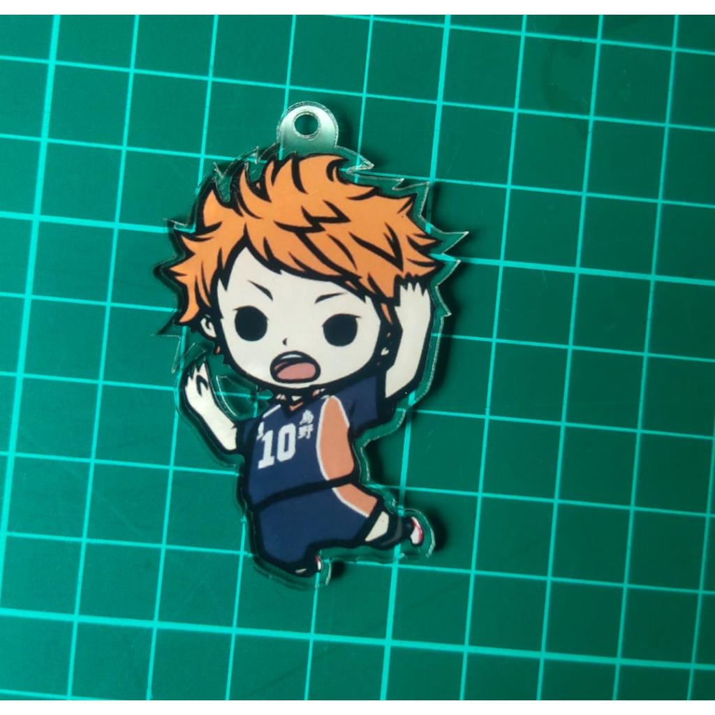 Gantungan Kunci Anime Haikyuu Akrilik Bening Ganci Haikyuu Premium HD Quality Shoyo Hinata Shoyo Hai