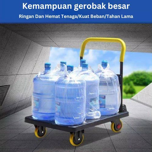 Troli Roda Troli Plastik Troli Barang Troli Lipat Barang Roda Dorong Handtruck Angkut