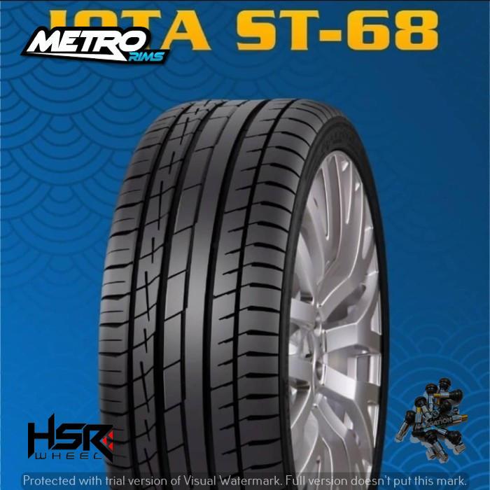 ban mobil tapak lebar tubeless ring 22 285/40 merk accelera iota st68 ukuran 285 40 R22 ban fortuner
