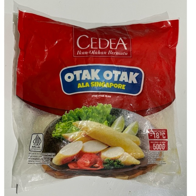 

Cedea Otak Otak Ala Singapore 500gr. Siap saji dan 100% HALAL