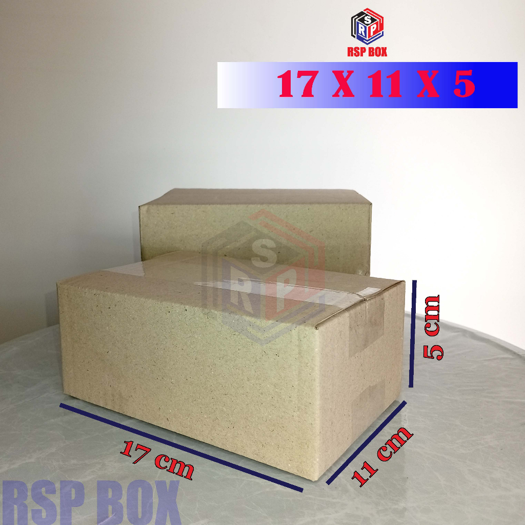 

Kardus packing ukuran 17x11x5 cm box packaging karton box murah