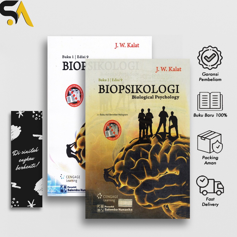 KODE G96P Paket Biopsikologi Buku 1 Dan Buku 2 Edisi 9 By JW Kalat