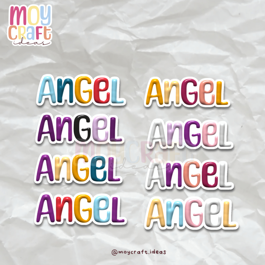 

Moycraft Ideas - Sticker Label Nama Custom Vinyl Waterproof || Stiker Nama Anak Anti Air || W3.3D