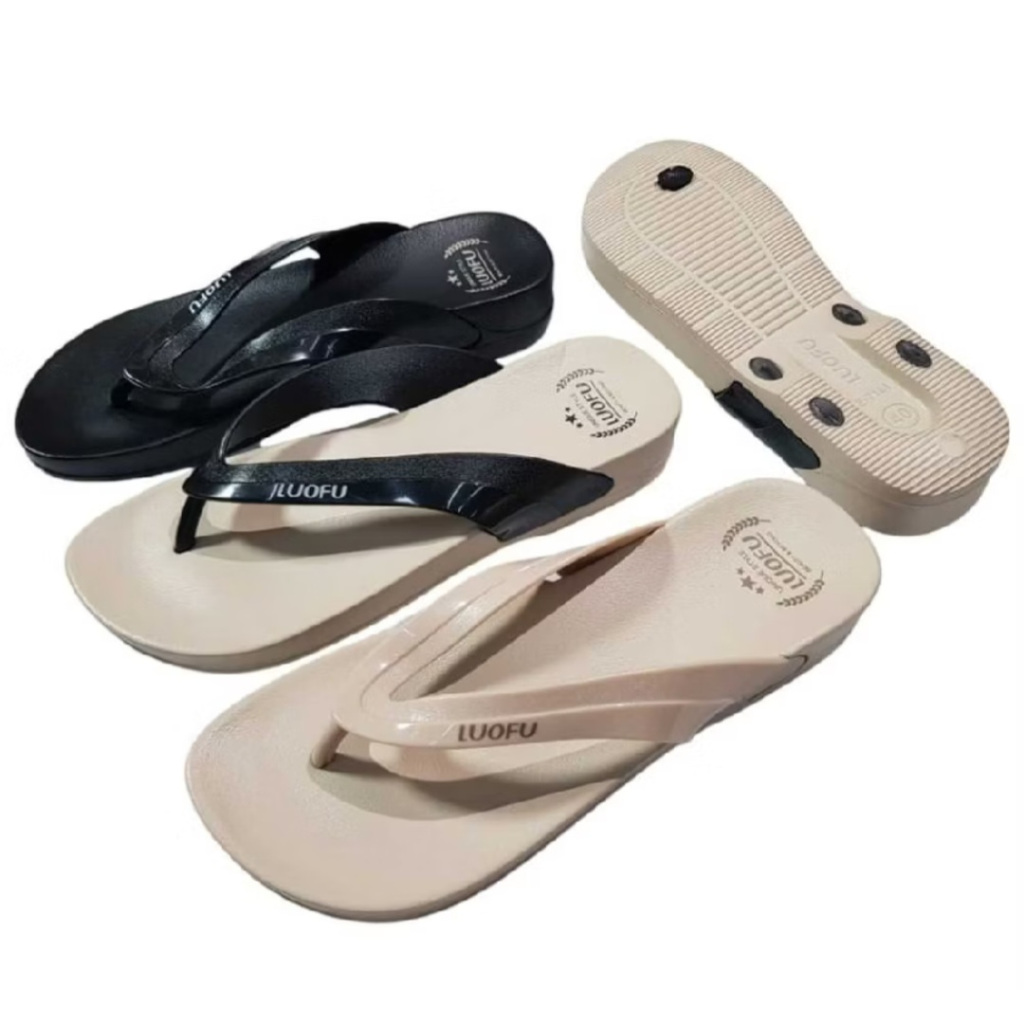 LUOFU E7161-BW4W Sandal Jepit Jelly Karet Eva Wanita