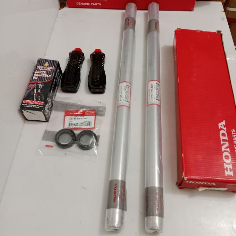 As shock depan + Seal + Oli Honda K45 CB 150R LED CBR 150 NEW LED sepasang 2pcs kanan kiri