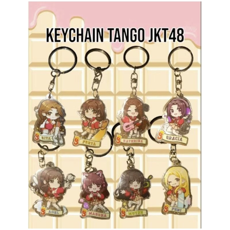 [FREE PC] Keychain Tango jkt48 Ganci akrilik Gantungan kunci