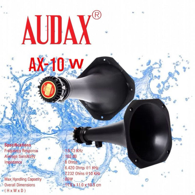 TWEETER AUDAX  10 W PANGGIL MAGNET WATERPROOF