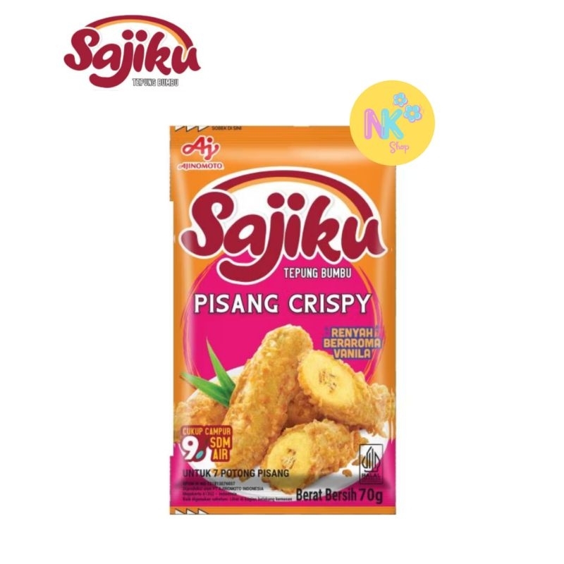 

Sajiku Tepung Bumbu Pisang Crispy 70gr