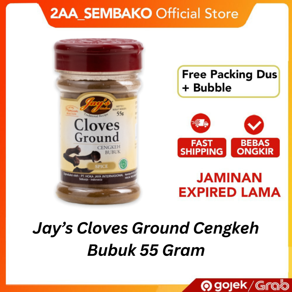 

Jay's Cloves Ground Cengkeh Bubuk 55 Gram