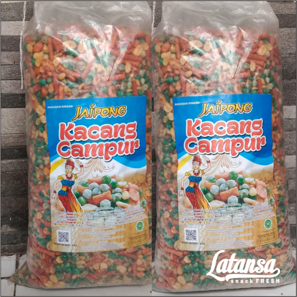 

KACANG CAMPUR / MIX NUTS 1 KG CEMILAN MURAH TERLARIS