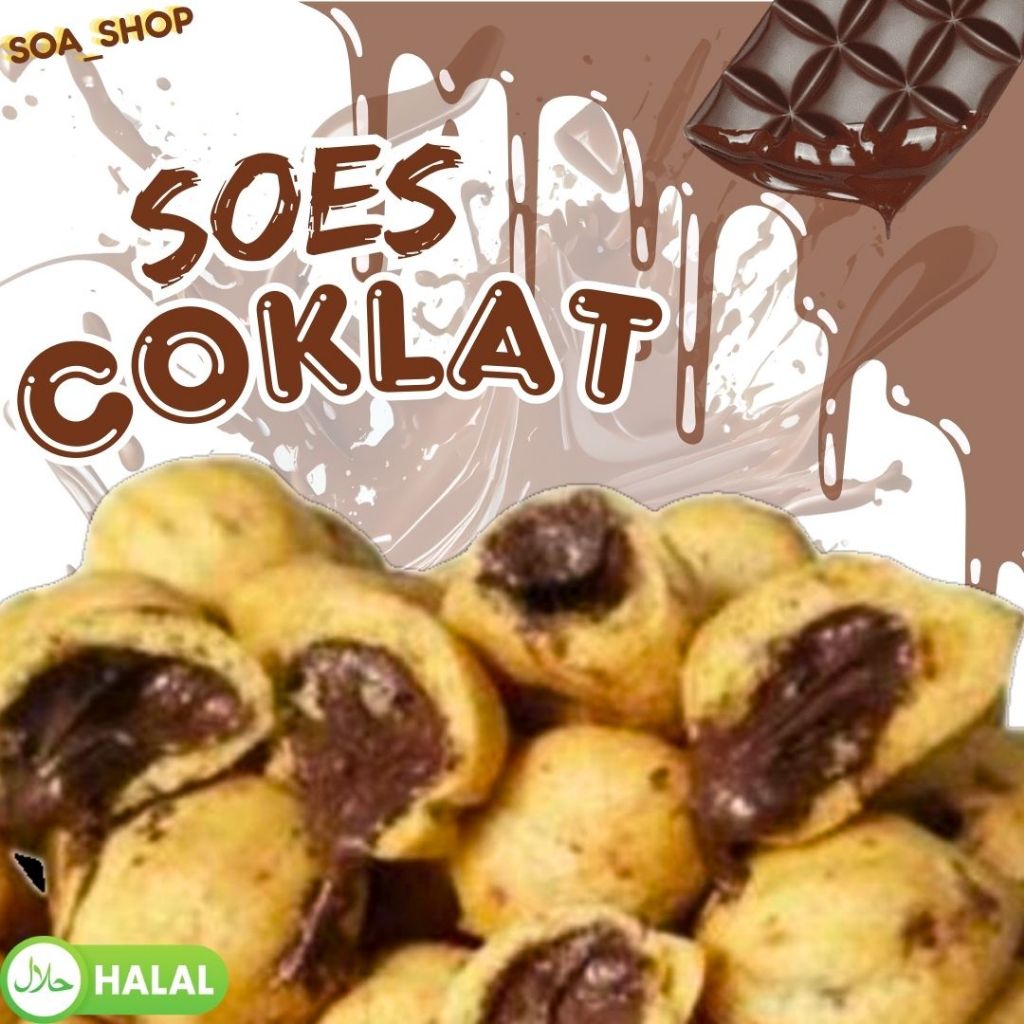 

Soa Shop Soes Coklat Halal Sus Termurah Murah Food Cocok Snack Cokelat Enak Makanan Kue Dewasa M