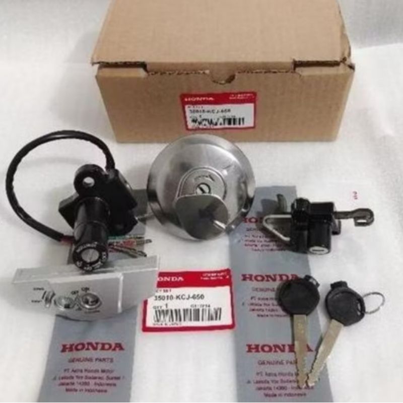 KUNCI KONTAK TIGER REVO TIGER NEW ASLI KCJ LENGKAP PLUS TUTUP TANGKI