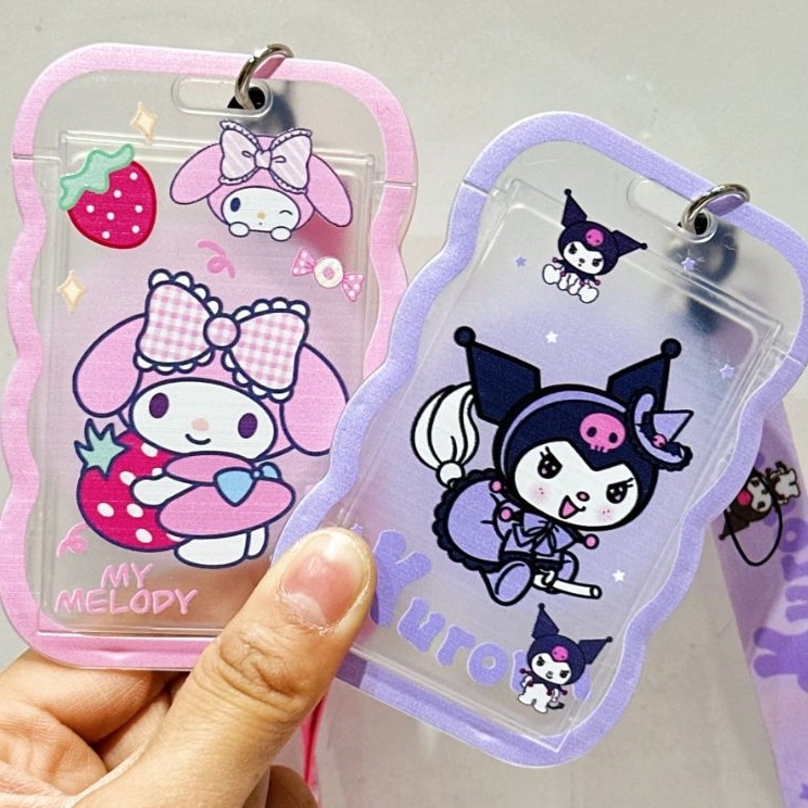 

Promo Murah NAME TAG TRANSPARAN ID CARD HOLDER SANRIO GANTUNGAN KARTU NAMA