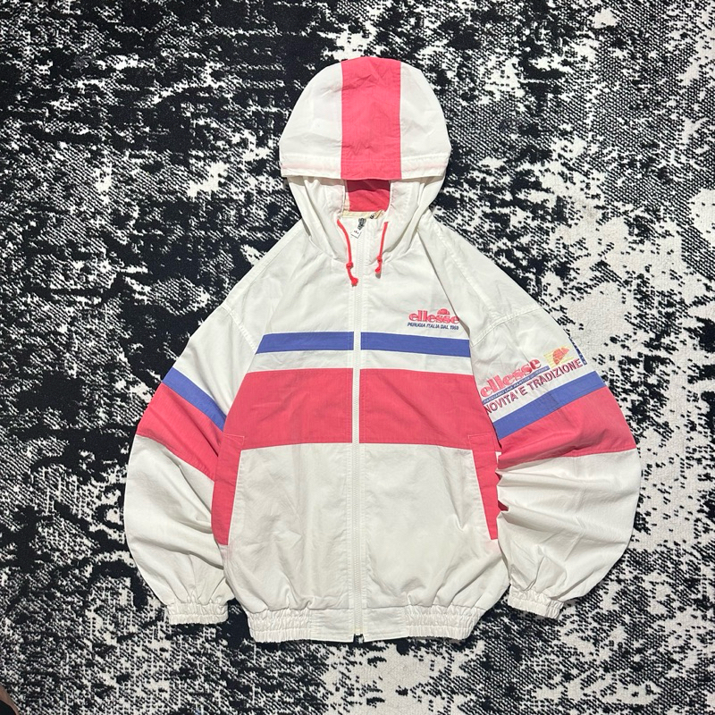 Windbreaker Ellesse Novita 90's (RARE) Colorblock Jacket Vintage Unisex