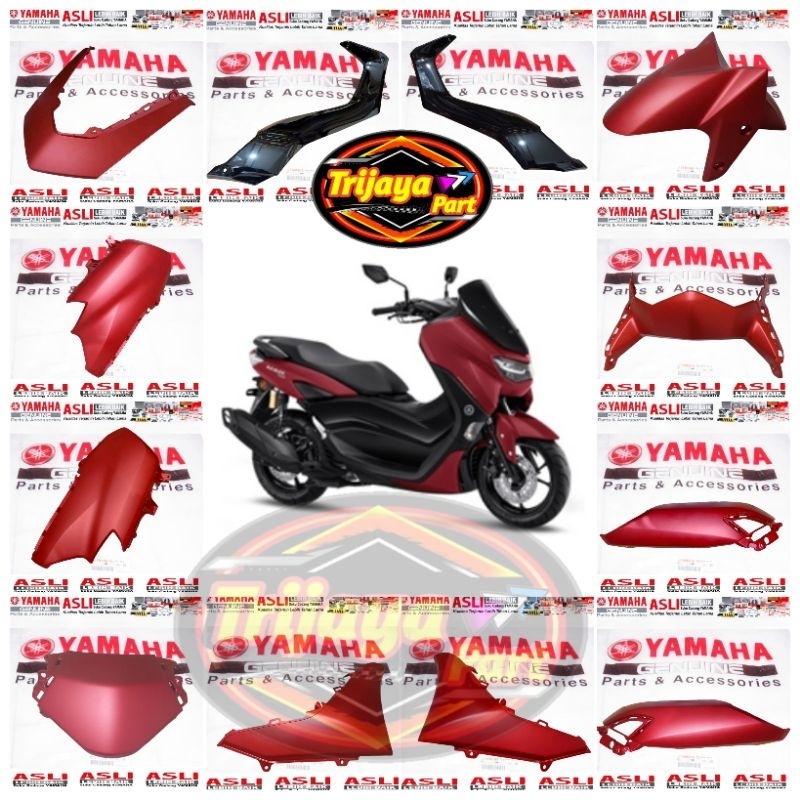 Body Body Halus Varian Merah doff  New Nmax Nmax 155 Connected 2020-2024 Original Yamaha