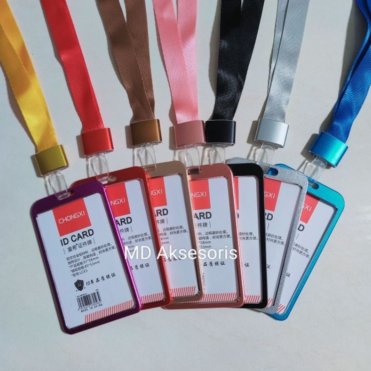 

Update Spesial Tempat Id Card Alumunium Holder Tempat ID Card Tali Lanyard