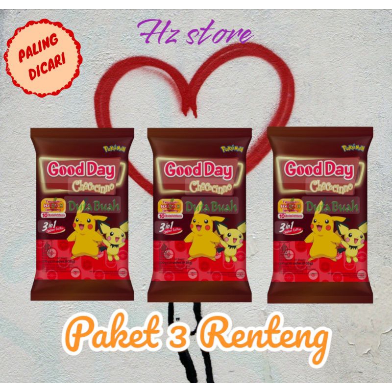 

Good Day Chococino 20 gram x 30 sachet ( 3 renteng)