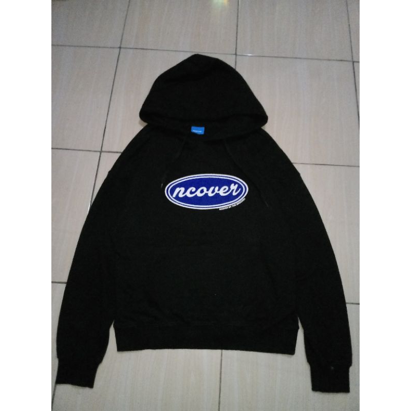 Hoodie ncover Hoodie boxy hoodie hitam