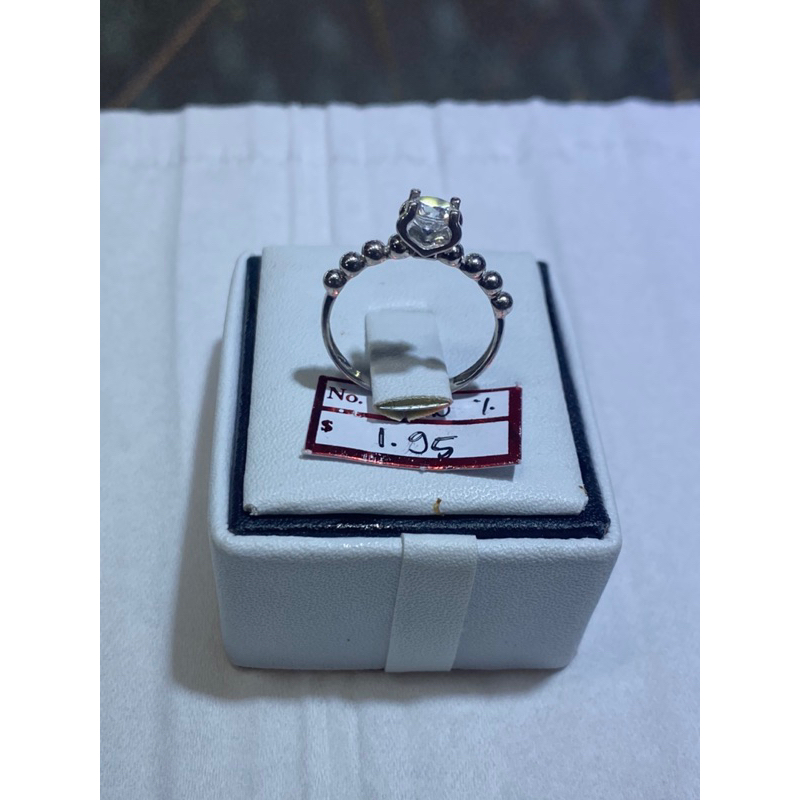 cincin emas putih 375
