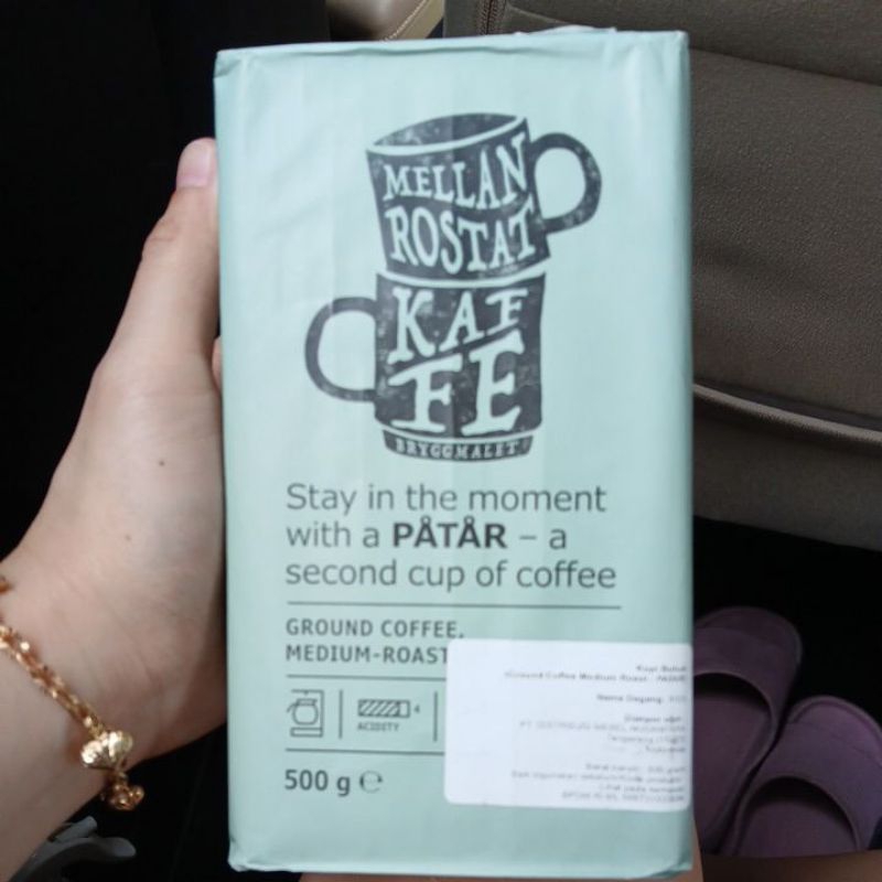 

IKEA kopi bubuk 500gr exp 21 jan 2025