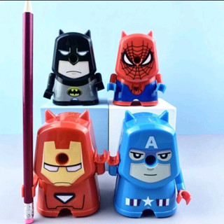 

Serutan Pensil Superhero / Rautan Meja Putar Avangers / Sharpener
