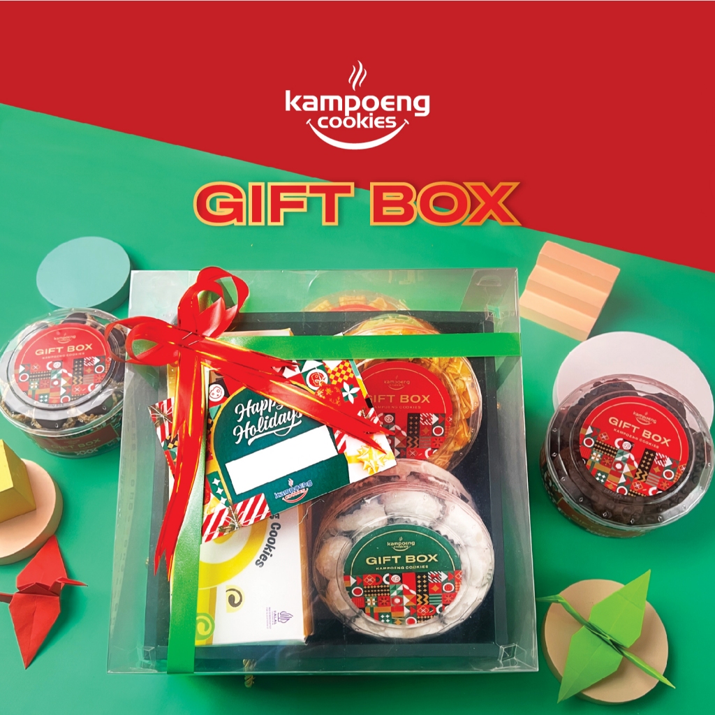 

Kampoeng Cookies Gift Box 3 500 gram | Hampers Tahun Baru