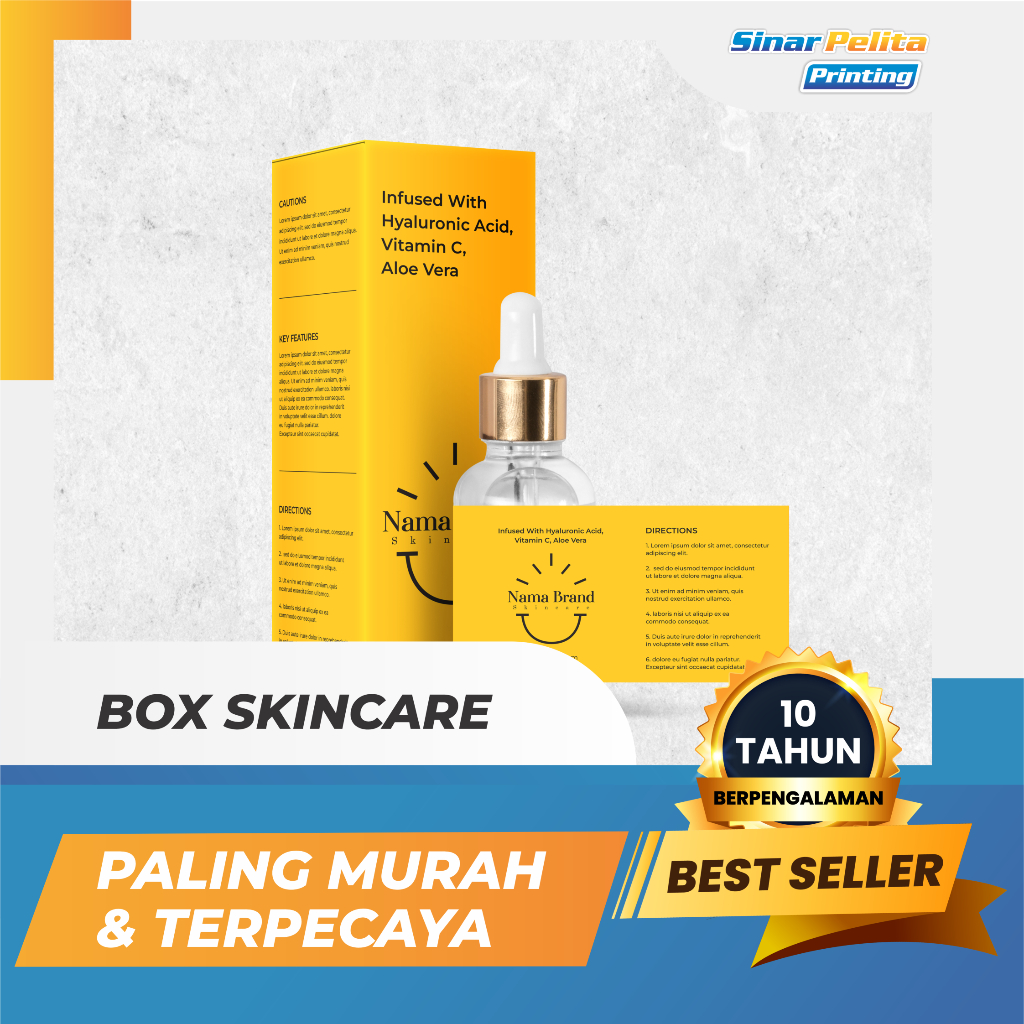 Kemasan skincare | Packaging Skincare | Box Botol Skincare Custom