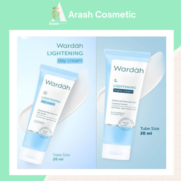 WARDAH LIGHTENING NIGHT & DAY CREAM 20ML l DAY CREAM l NIGHT CREAM