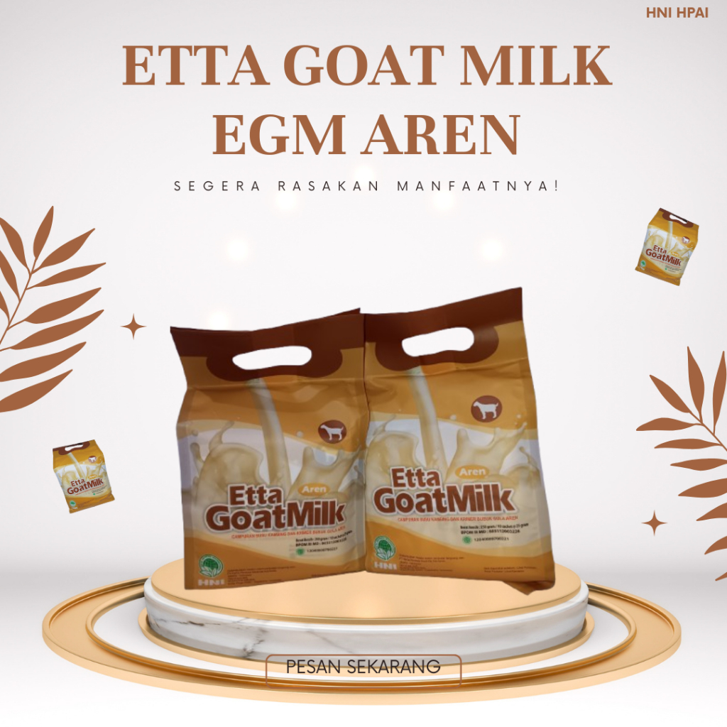 

Etta Goat Milk EGM Aren Hni - Isi 10 Sachet- EGM AREN ORI BPOM