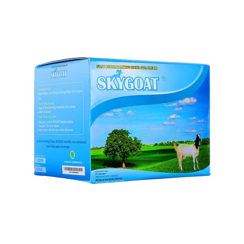 

SKYGOAT SUSU KAMBING ETAWA ORIGINAL FULL CREAM 10 SACHET