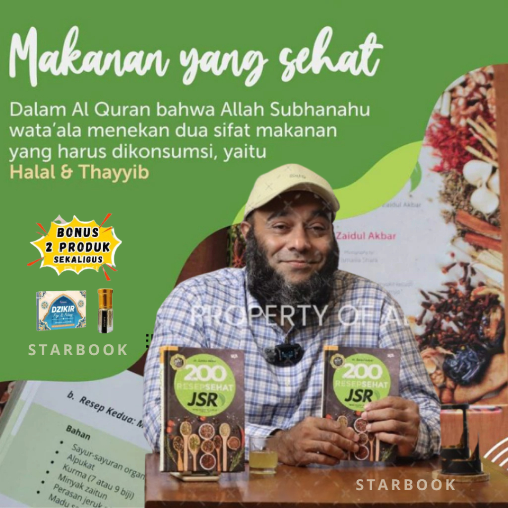 BUKU 200 RESEP SEHAT JSR dr. Zaidul Akbar
