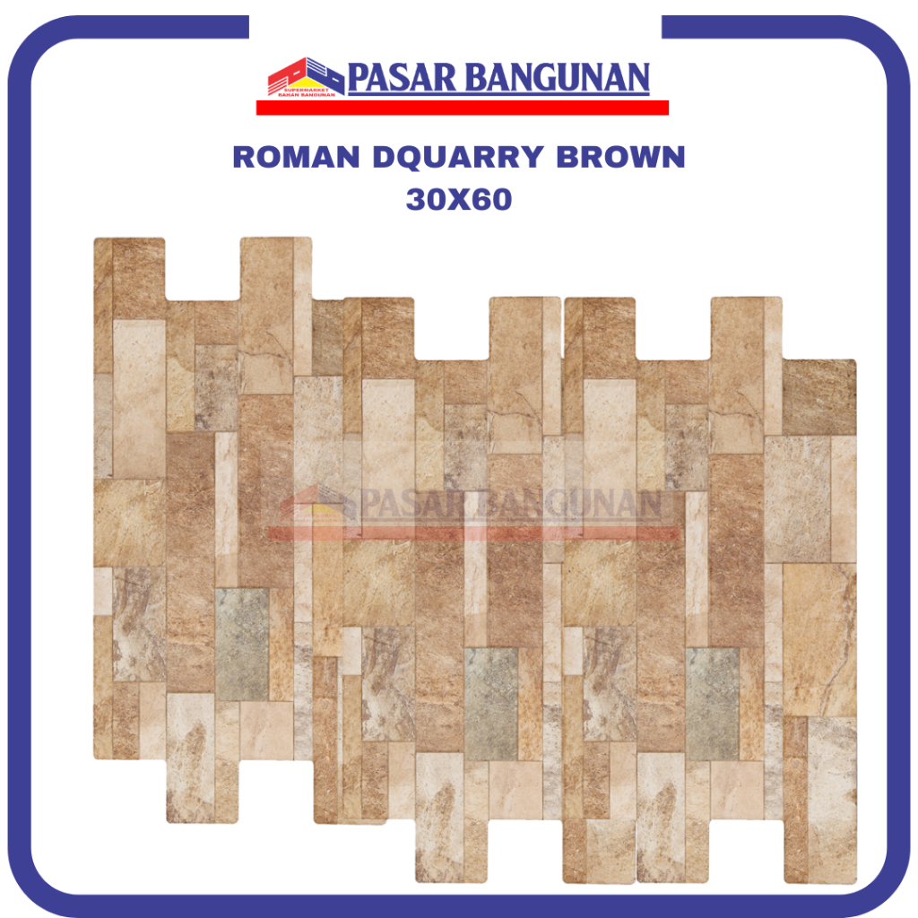 Roman Keramik DQuarry Brown 30X60