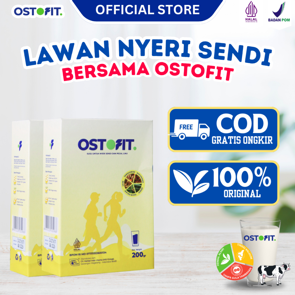 

OSTOFIT 2 Box - Susu Murni Asli Bantu Kepadatan Tulang dan Sembuhkan Rematik Tanpa Efek Samping