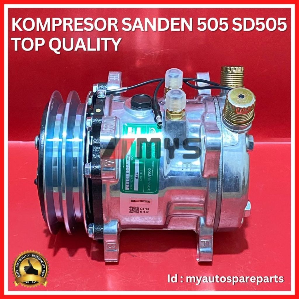 COMPRESSOR AC Mobil SANDEN 505 SD505 KOMPRESOR TYPE 505 TOP QUALITY