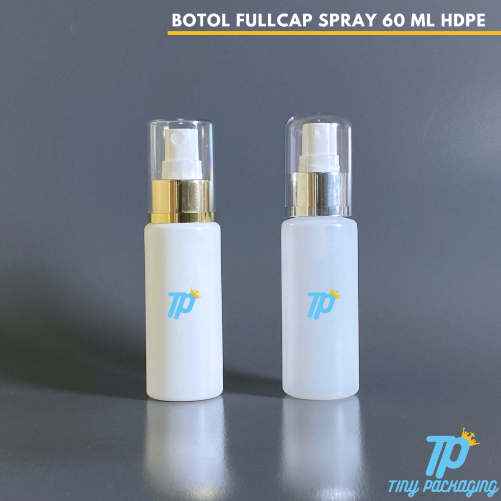Botol Spray Fullcap 60 ml | Botol Fullcap spray Gold 60 ml